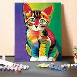 Paint by Numbers Kit – Colored Kitten