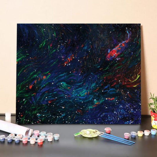 Paint By Numbers Kit-Colorful Pond