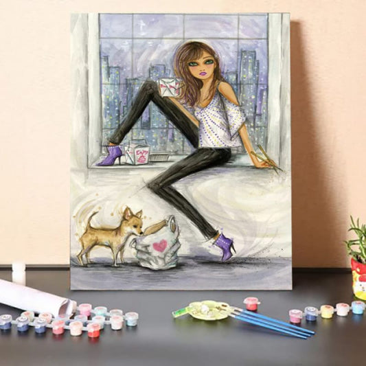 Paint By Numbers Kit-Cup Of Coffee