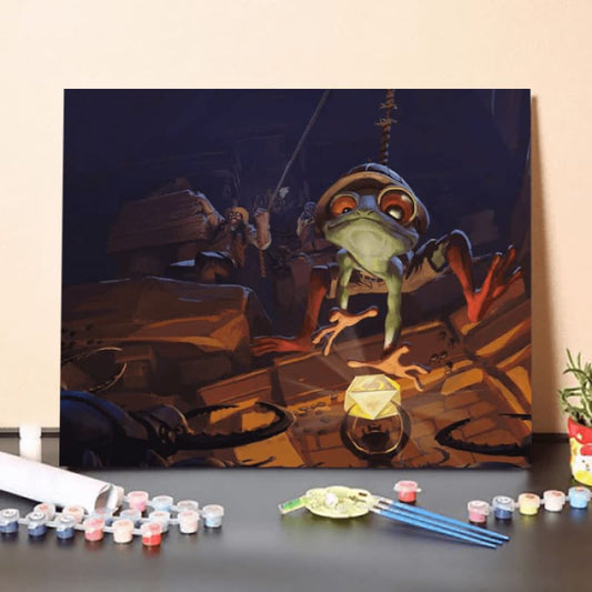 Paint by Numbers Kit-Frog robber