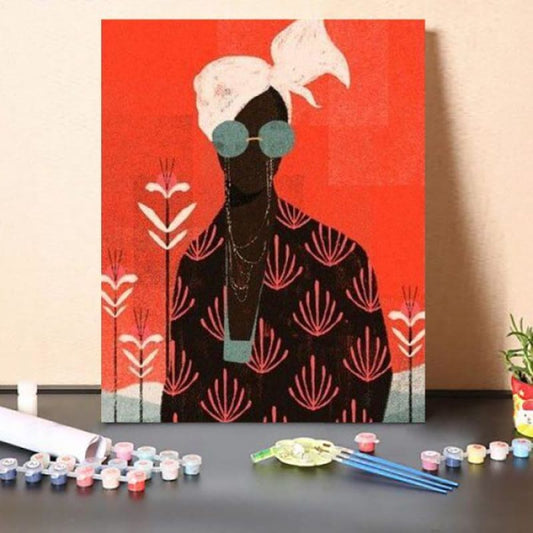 Paint By Numbers Kit Hip Hop Man