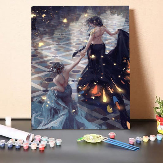Paint by Numbers Kit-Hold Hands