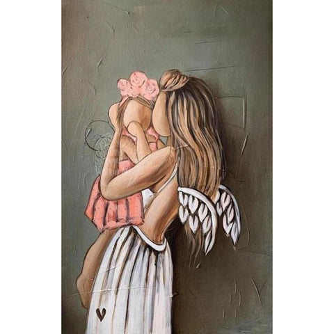 Paint by Numbers Kit-Kiss baby