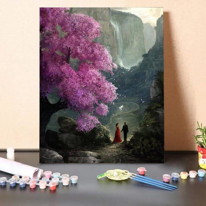 Paint by Numbers Kit-Love Under The Tree