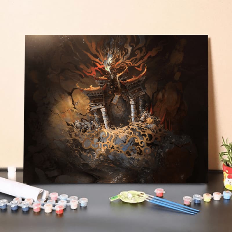 Paint by Numbers Kit-Magic palace