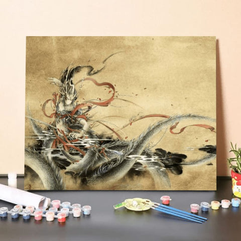 Paint by Numbers Kit-Ryuo