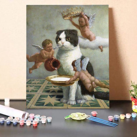 Paint By Numbers Kit-The Cat Solomon