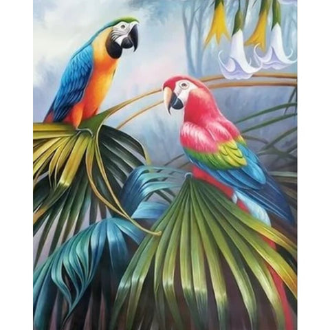 Parrot Diy Paint By Numbers Kits ZXQ2229 - NEEDLEWORK KITS