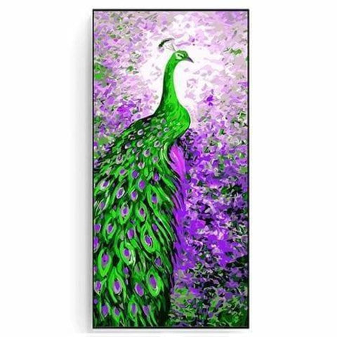 Peacock Diy Paint By Numbers Kits PBN30014 - NEEDLEWORK KITS