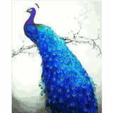 Peacock Diy Paint By Numbers Kits YM-4050-165 - NEEDLEWORK KITS
