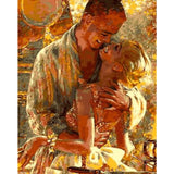 Portrait Lover Diy Paint By Numbers Kits ZXQ673-21 - NEEDLEWORK KITS