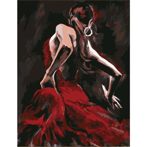 Portrait Woman Diy Paint By Numbers Kits VM90245 - NEEDLEWORK KITS