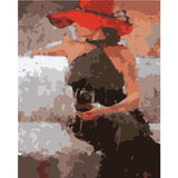 Portrait Woman Diy Paint By Numbers Kits WM-1570 ZXB407 - NEEDLEWORK KITS