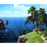 Seascape Landscape Diy Paint By Numbers Kits ZXQ3426 - NEEDLEWORK KITS