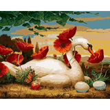Swan Diy Paint By Numbers Kits PBN30046 - NEEDLEWORK KITS